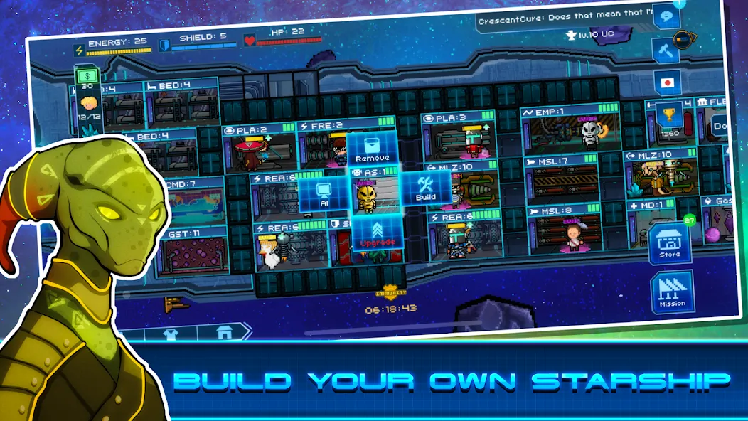 Pixel Starships™ (Пиксель Звездные Корабли) [MOD: Все разблокировано] - Скриншот 1