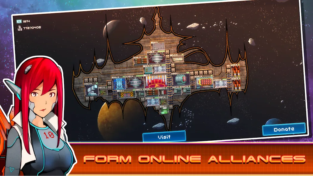 Pixel Starships™ (Пиксель Звездные Корабли) [MOD: Все разблокировано] - Скриншот 2