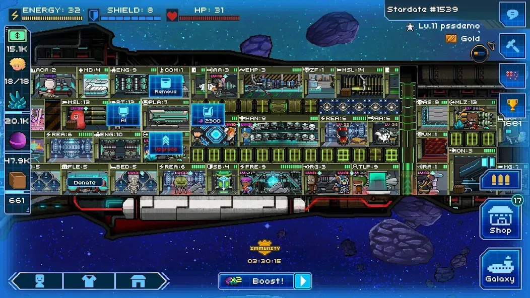 Pixel Starships™ (Пиксель Звездные Корабли) [MOD: Все разблокировано] - Скриншот 5