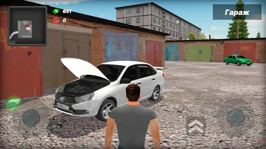 Лада Гранта. Игра про машины [MOD: Mega Mod/Меню] - Скриншот 4