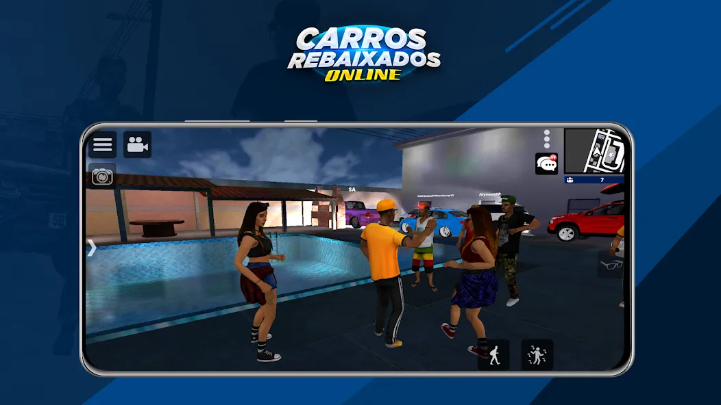 Carros Rebaixados Online (Каррос Ребайшадос Онлайн) [MOD: Бесконечные деньги] - Скриншот 3