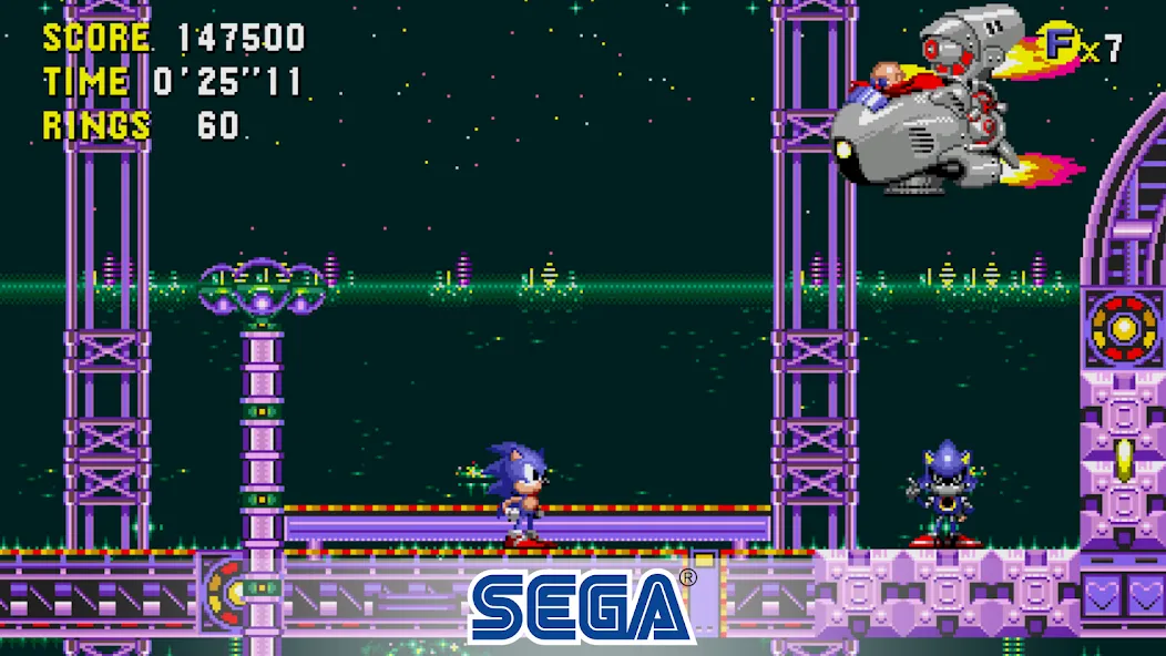Sonic CD Classic (Соник СД Классик) [MOD: Бесконечные деньги] - Скриншот 3
