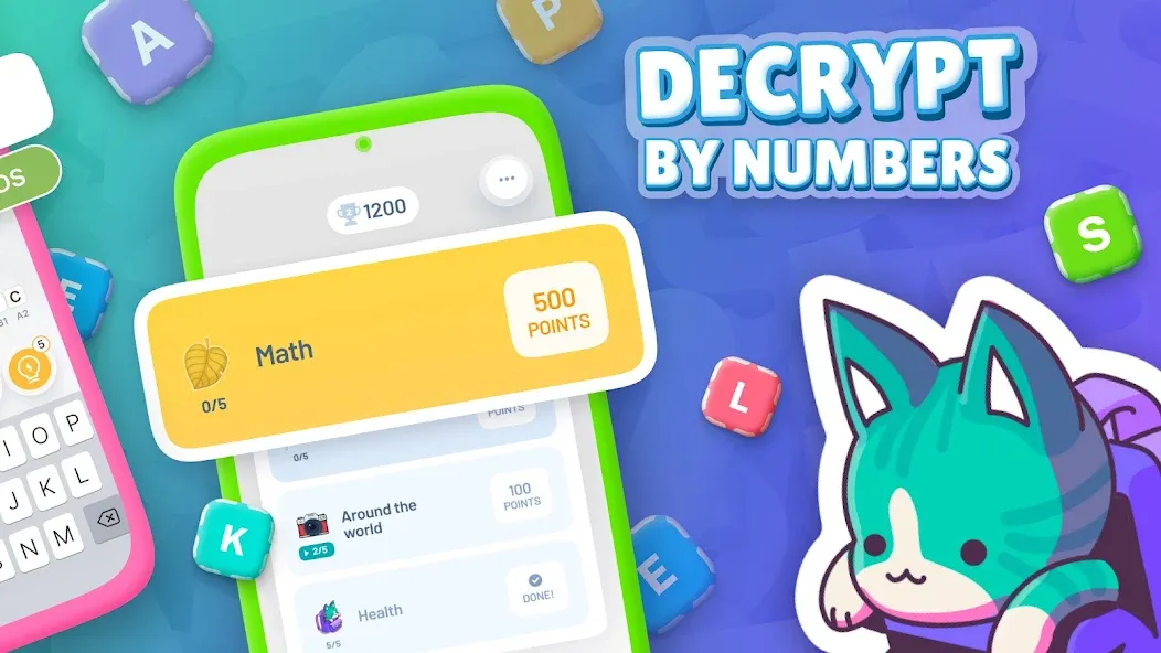 Acrostics－Cross Word Puzzles [MOD: Mega Mod/Меню] - Скриншот 3