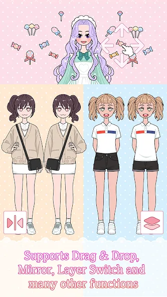 Lily Diary : Dress Up Game [MOD: Много монет/Энергии] - Скриншот 2