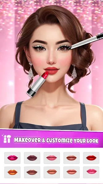 Fashion Artist: Makeup Game [MOD: Много монет/Энергии] - Скриншот 1