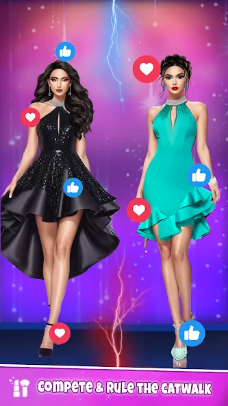 Fashion Artist: Makeup Game [MOD: Много монет/Энергии] - Скриншот 2