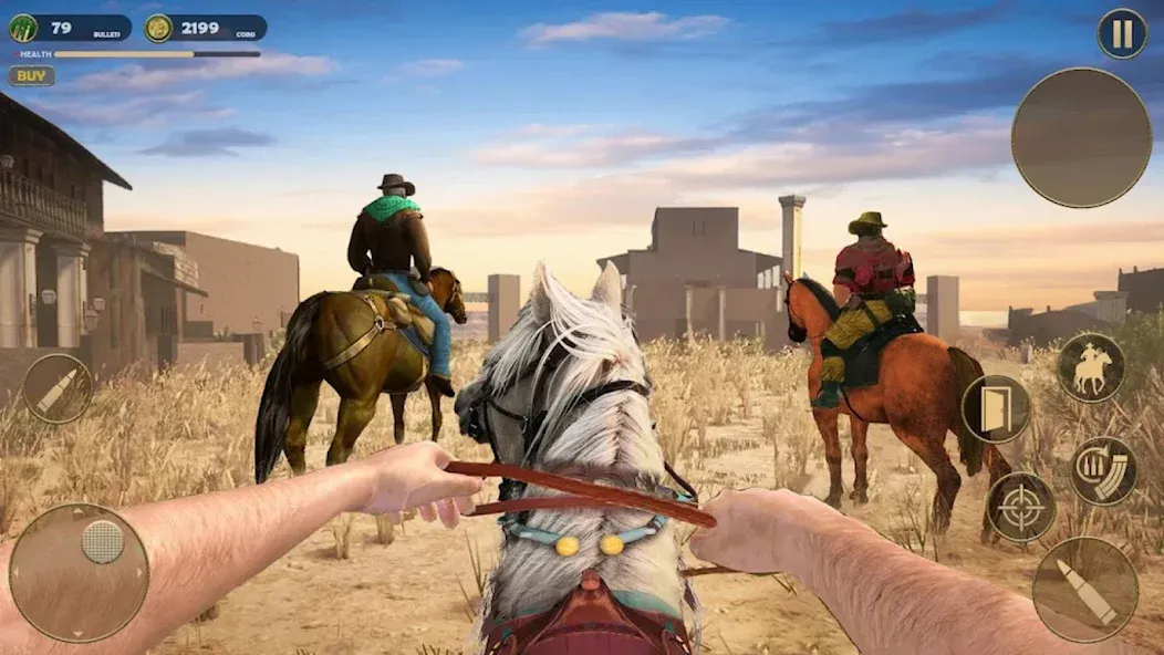 West Cowboy — Gunfighter Game (Уэст Ковбой) [MOD: Premium/Unlocked] - Скриншот 1