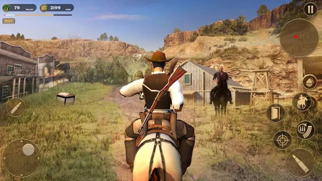 West Cowboy — Gunfighter Game (Уэст Ковбой) [MOD: Premium/Unlocked] - Скриншот 3