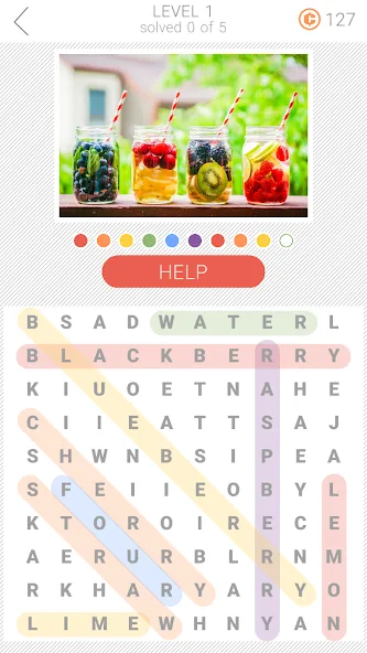 10×10 Word Search (десять на десять) [MOD: Разблокировано] - Скриншот 1