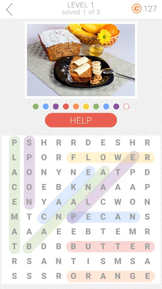 10×10 Word Search (десять на десять) [MOD: Разблокировано] - Скриншот 3