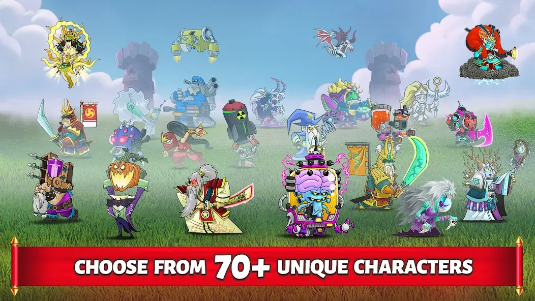 Tower Conquest: Tower Defense [MOD: Бесконечные деньги] - Скриншот 1