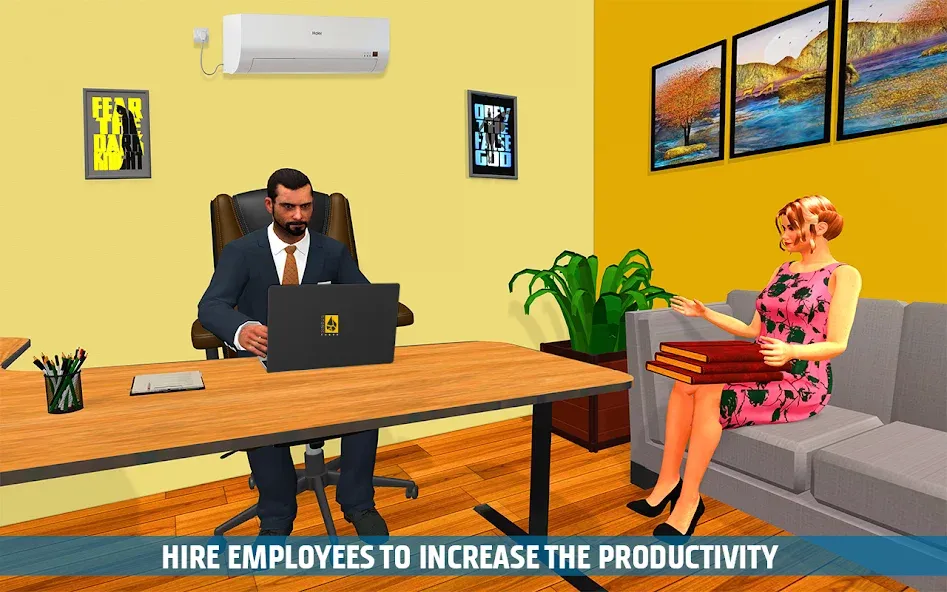 Virtual HR Manager Job Games [MOD: Все открыто] - Скриншот 1