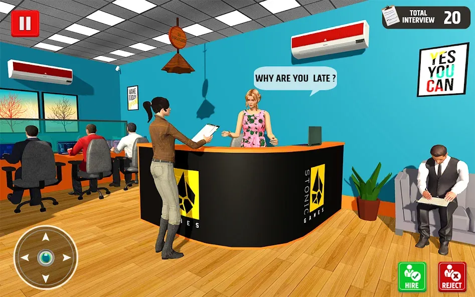 Virtual HR Manager Job Games [MOD: Все открыто] - Скриншот 3