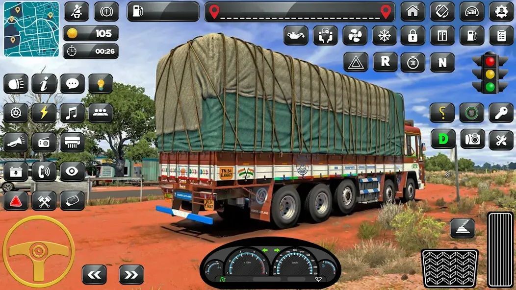 Indian Truck Driver Simulator [MOD: Бесконечные деньги] - Скриншот 2