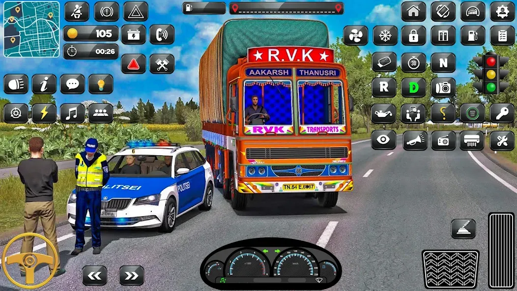Indian Truck Driver Simulator [MOD: Бесконечные деньги] - Скриншот 5