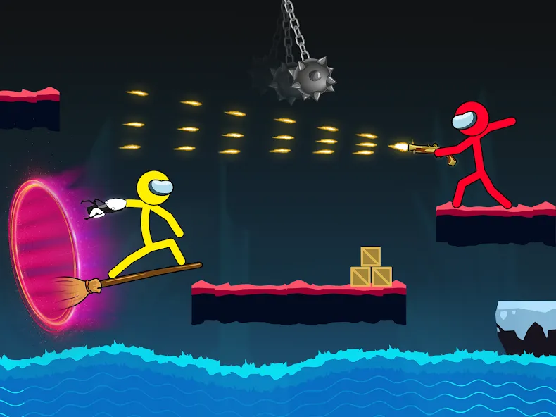 Stick-man Fighting Games [MOD: Mega Mod/Меню] - Скриншот 2