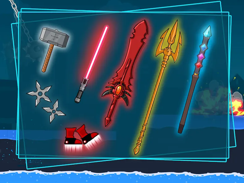 Stick-man Fighting Games [MOD: Mega Mod/Меню] - Скриншот 3
