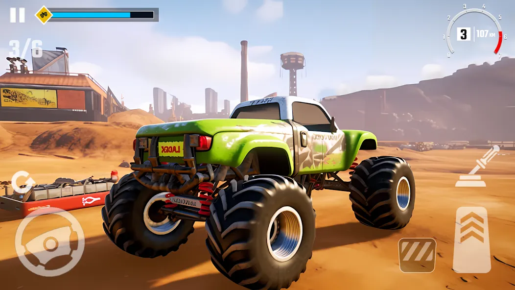 4×4 Monster Truck Racing Games (Монстр Трак Гонки игры) [MOD: Premium/Unlocked] - Скриншот 1