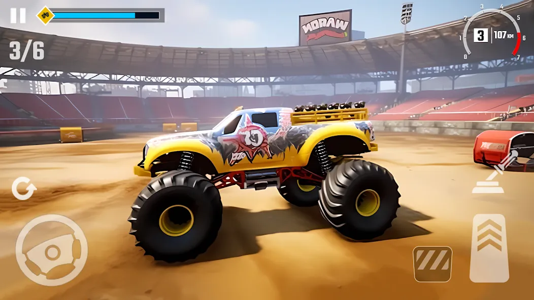 4×4 Monster Truck Racing Games (Монстр Трак Гонки игры) [MOD: Premium/Unlocked] - Скриншот 2