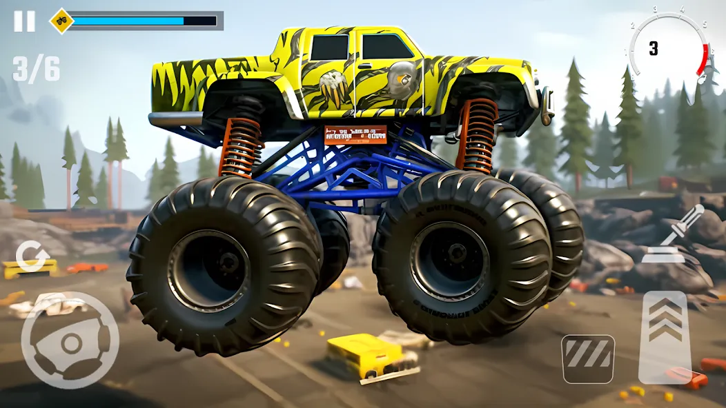 4×4 Monster Truck Racing Games (Монстр Трак Гонки игры) [MOD: Premium/Unlocked] - Скриншот 4