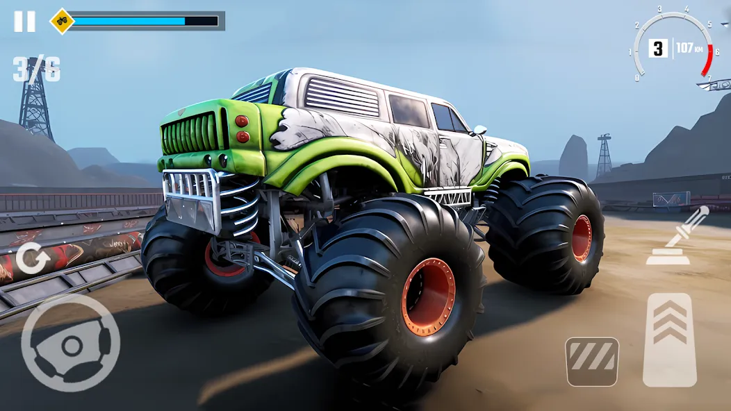 4×4 Monster Truck Racing Games (Монстр Трак Гонки игры) [MOD: Premium/Unlocked] - Скриншот 5