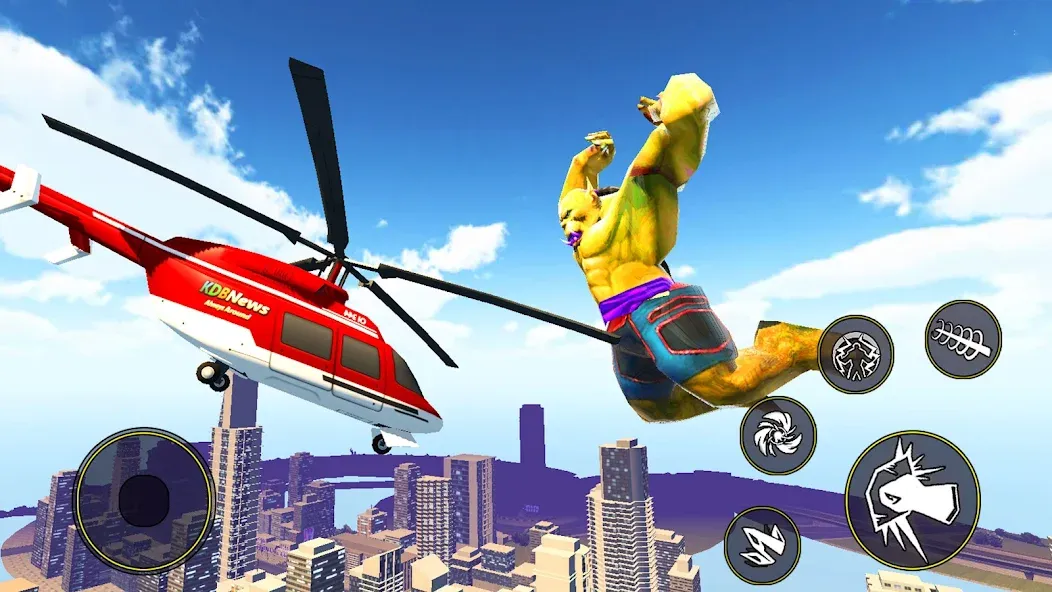 Super City Hero:superhero Game (упер Сити Герой) [MOD: Меню/Много денег] - Скриншот 4