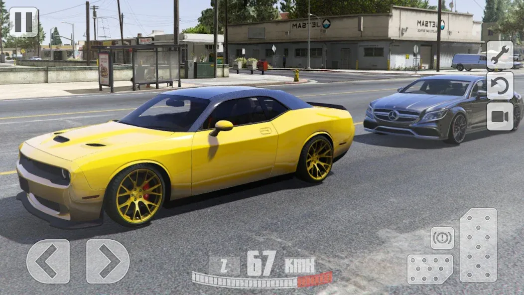 Simulator Dodge Demon Parking (Симулятор парковки  ) [MOD: Все открыто] - Скриншот 4