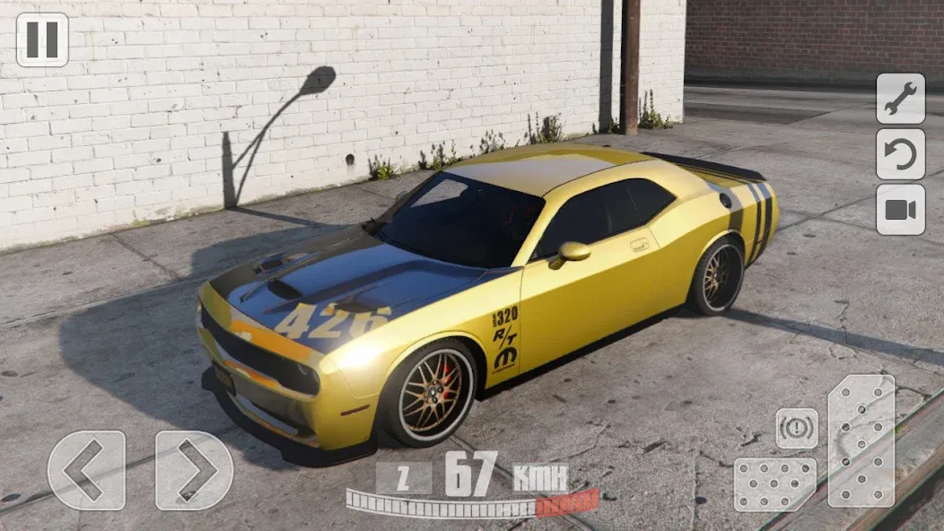 Simulator Dodge Demon Parking (Симулятор парковки  ) [MOD: Все открыто] - Скриншот 5