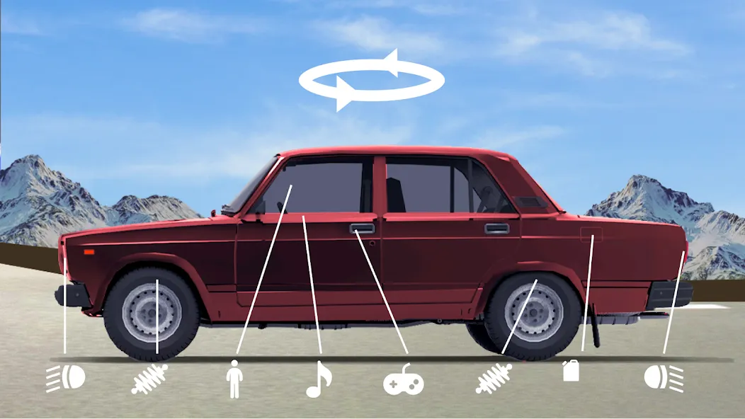 Drive Classic VAZ 2107 Parking [MOD: Все разблокировано] - Скриншот 2