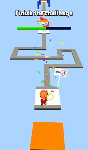 Fall Party.io: Match Race [MOD: Все открыто] - Скриншот 5