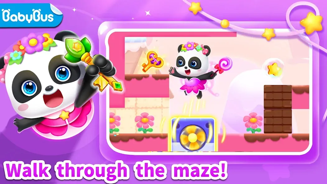 Little Panda’s Jewel Adventure [MOD: Меню/Много денег] - Скриншот 1