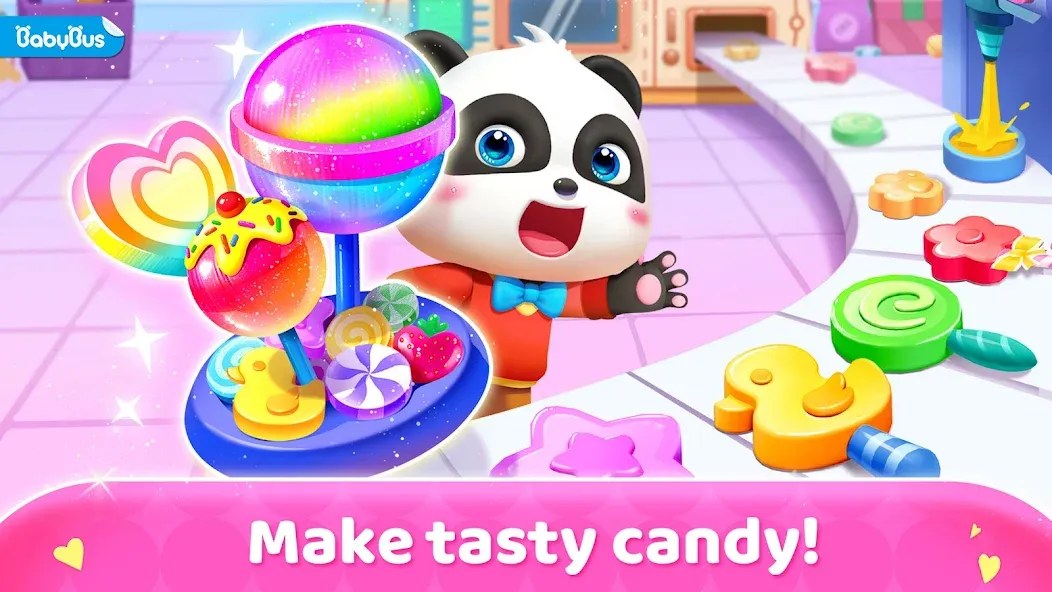 Little Panda's Candy Shop [MOD: Бесконечные деньги] - Скриншот 1