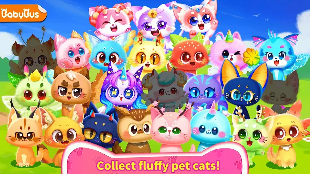 Little Panda's Cat Game [MOD: Меню/Много денег] - Скриншот 1