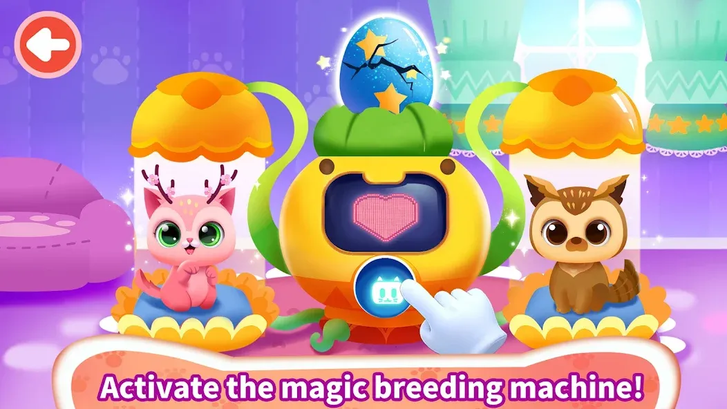 Little Panda: Baby Cat Daycare [MOD: Бесконечные деньги] - Скриншот 2