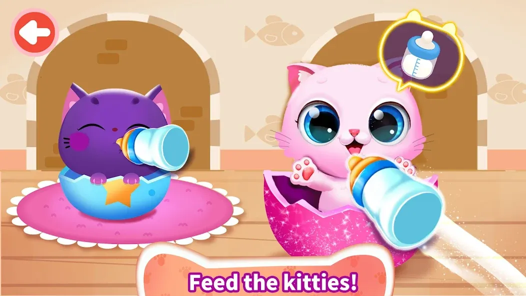Little Panda: Baby Cat Daycare [MOD: Бесконечные деньги] - Скриншот 3