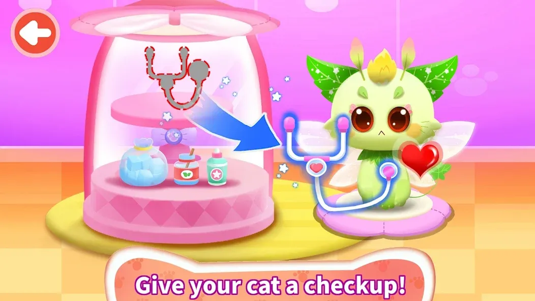 Little Panda: Baby Cat Daycare [MOD: Бесконечные деньги] - Скриншот 4