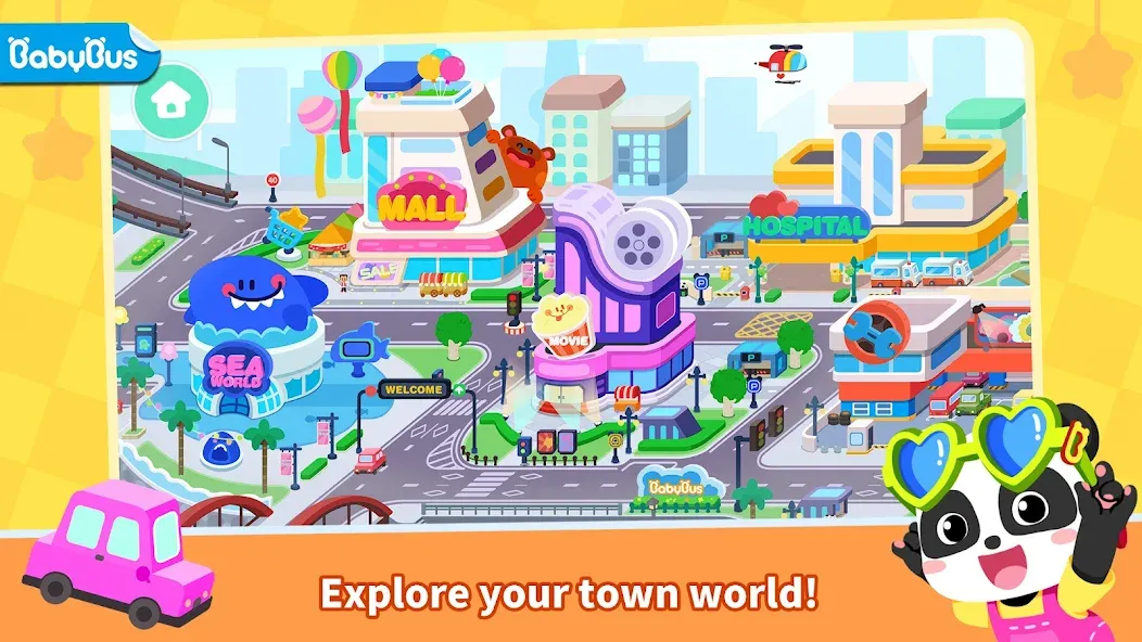 Little Panda's Town: My World [MOD: Все открыто] - Скриншот 1