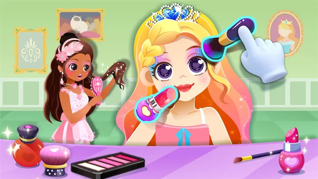 Little Panda: Princess Makeup [MOD: Бесконечные деньги] - Скриншот 2