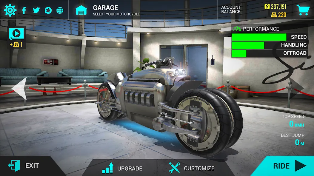 Ultimate Motorcycle Simulator (Ультимативный Мотоциклетный Симулятор) [MOD: Все разблокировано] - Скриншот 2