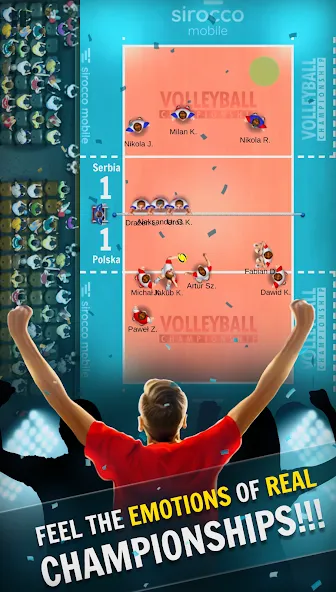 Volleyball Championship (Волейбольный чемпионат) [MOD: Все разблокировано] - Скриншот 1