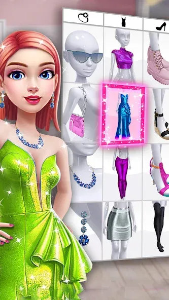 Fashion Makeover Stylist Game [MOD: Разблокировано] - Скриншот 1