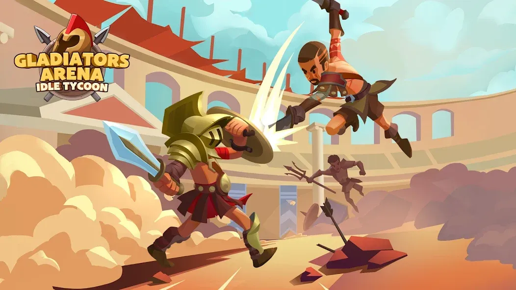 Gladiators Arena: Idle Tycoon (Гладиаторская арена) [MOD: Разблокировано] - Скриншот 1