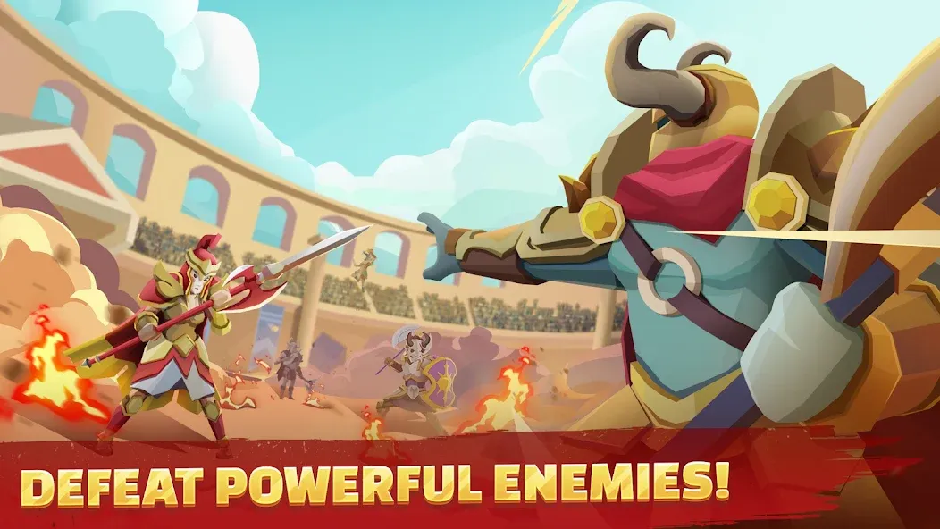 Gladiators Arena: Idle Tycoon (Гладиаторская арена) [MOD: Разблокировано] - Скриншот 3