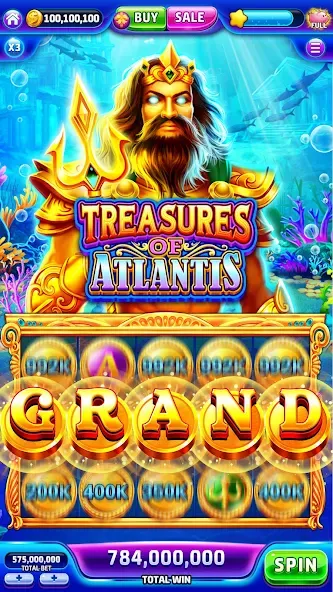 Jackpotland-Vegas Casino Slots (Джекпотлэнд) [MOD: Разблокировано] - Скриншот 3