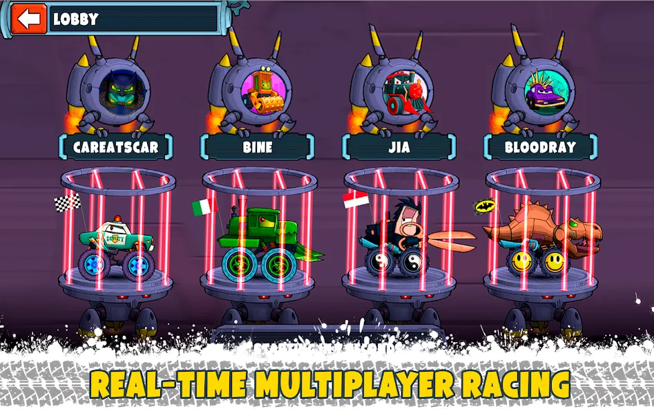 Car Eats Car Multiplayer Race (Кар Итс Кар) [MOD: Mega Mod/Меню] - Скриншот 2