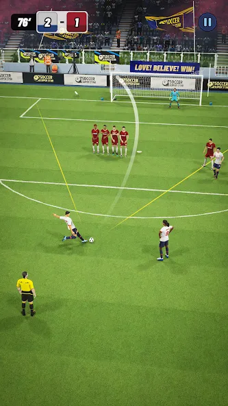 Soccer Superstar (Соккер упер Стар) [MOD: Бесконечные деньги] - Скриншот 1