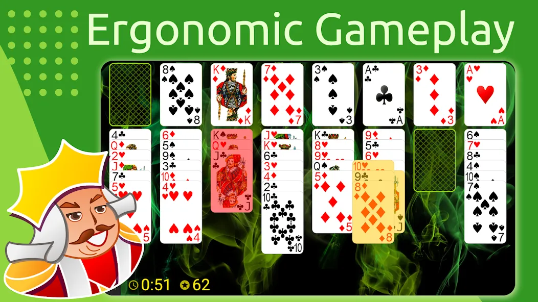 FreeCell [MOD: Много монет/Энергии] - Скриншот 1