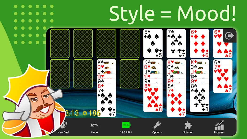 FreeCell [MOD: Много монет/Энергии] - Скриншот 5