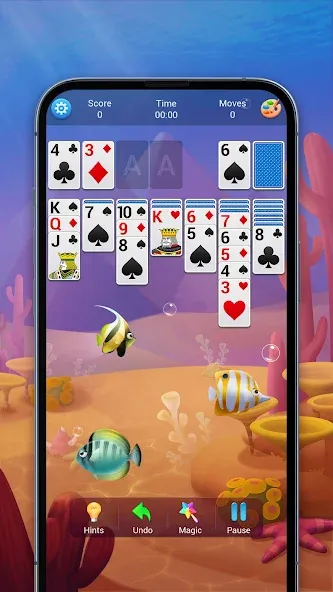 Solitaire, Klondike Card Games [MOD: Бесконечные деньги] - Скриншот 2