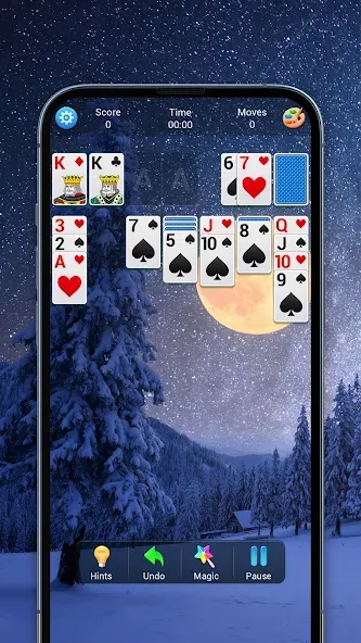 Solitaire, Klondike Card Games [MOD: Бесконечные деньги] - Скриншот 3